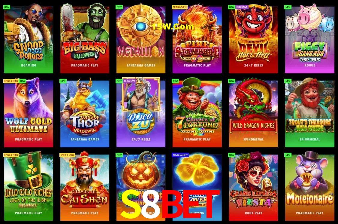 Game Providers S8Bet